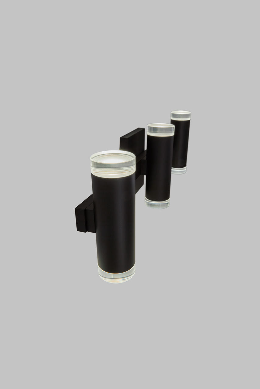 Dobson II 3-Light Bath 3-Lite Shallow Matte Black 3000K 90 CRI LED 3000k 120v