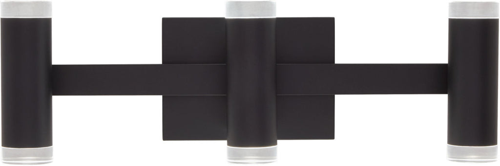 Dobson II 3-Light Bath 3-Lite Shallow Matte Black 3000K 90 CRI LED 3000k 120v