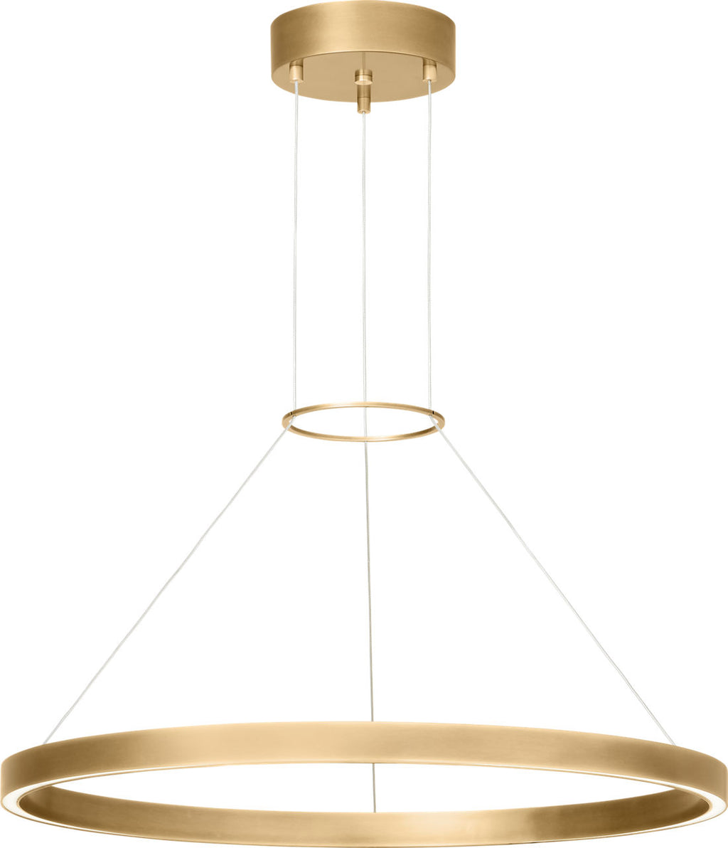 Fiama 24 Suspension 24" Diameter plated brass LED 3000K 90 CRI90 cri 3000k 120v-277v unv