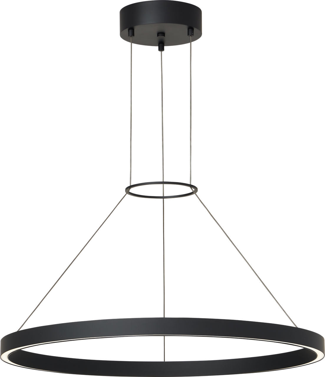 Fiama 24 Suspension 24" Diameter Matte Black 3500K 90 CRI LED 3500k 120-277V unv
