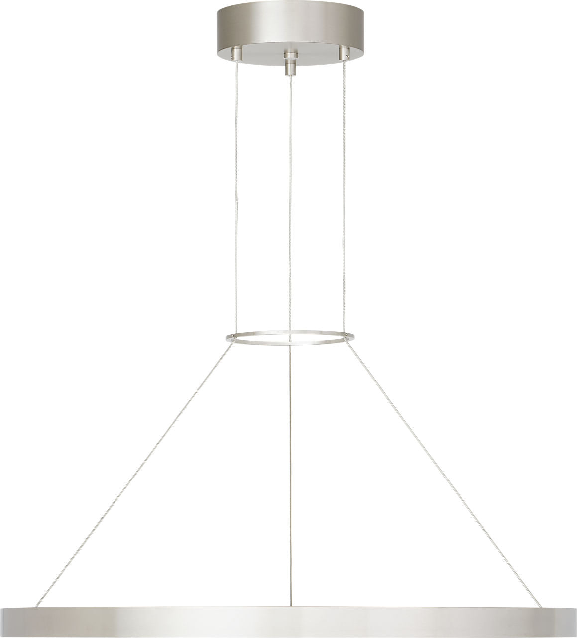 Fiama 24 Suspension 24" Diameter Satin Nickel LED 90 CRI 3000K 120-277V