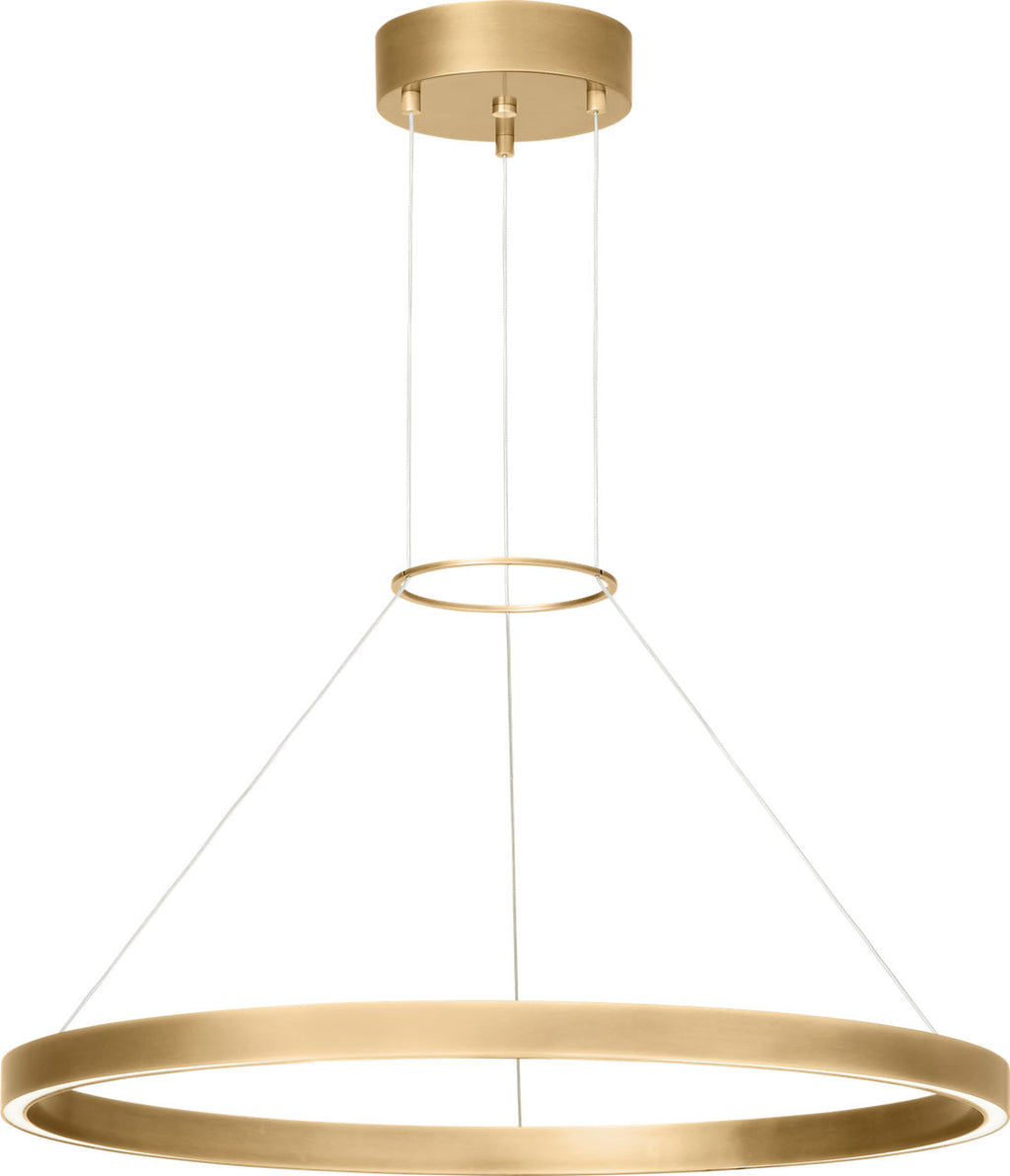 Fiama 30 Suspension 30" Diameter plated brass LED 3500K 90 CRI90 cri 3500k 120v-277v unv