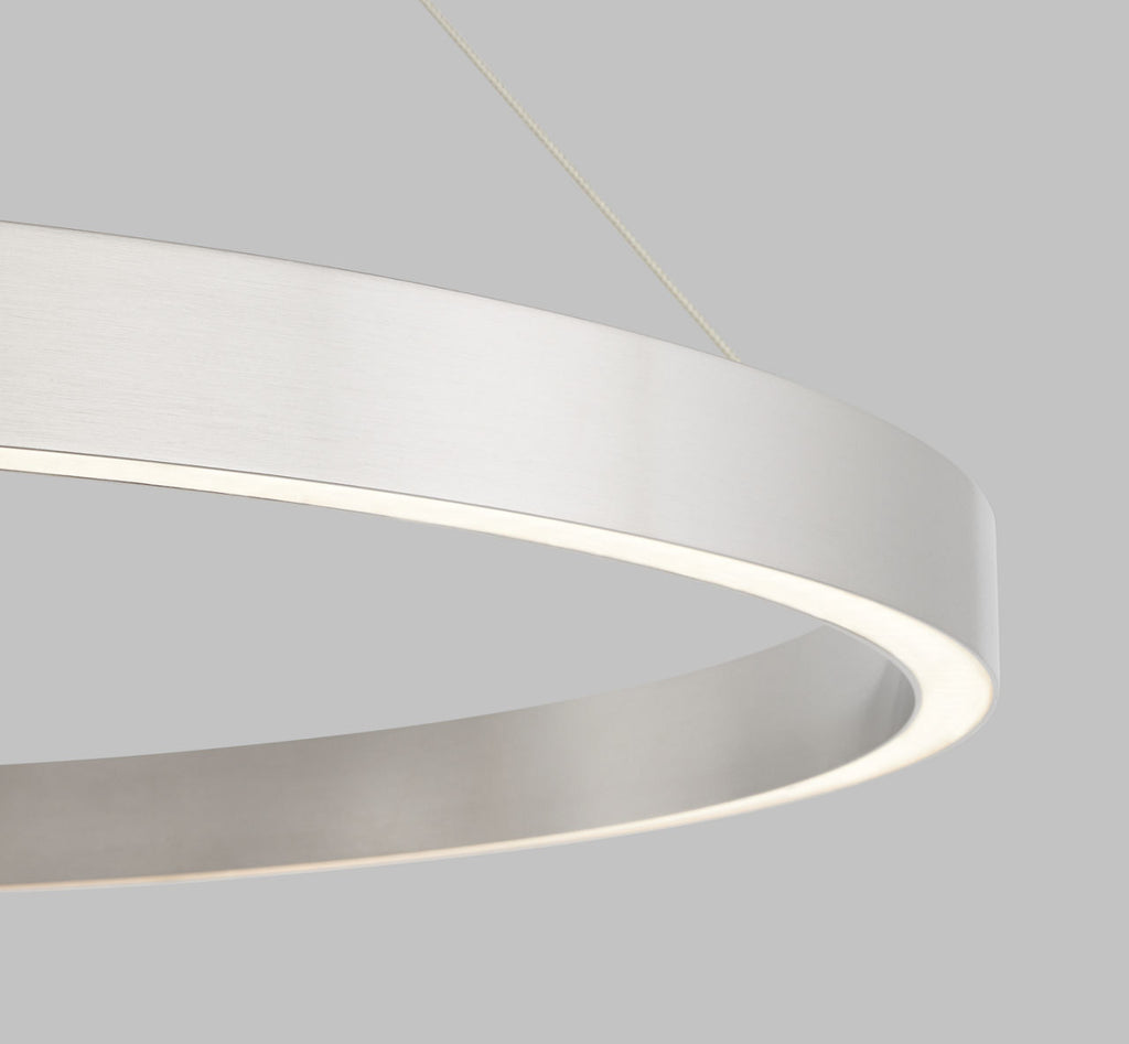 Fiama 30 Suspension 30" Diameter Satin Nickel LED 3000K 90 CRI90 cri 3000k 120v-277v unv