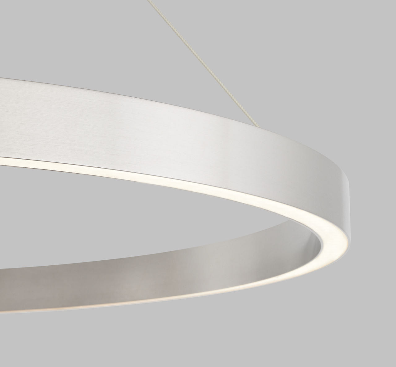 Fiama 30 Suspension 30" Diameter Satin Nickel LED 3000K 90 CRI90 cri 3000k 120v-277v unv