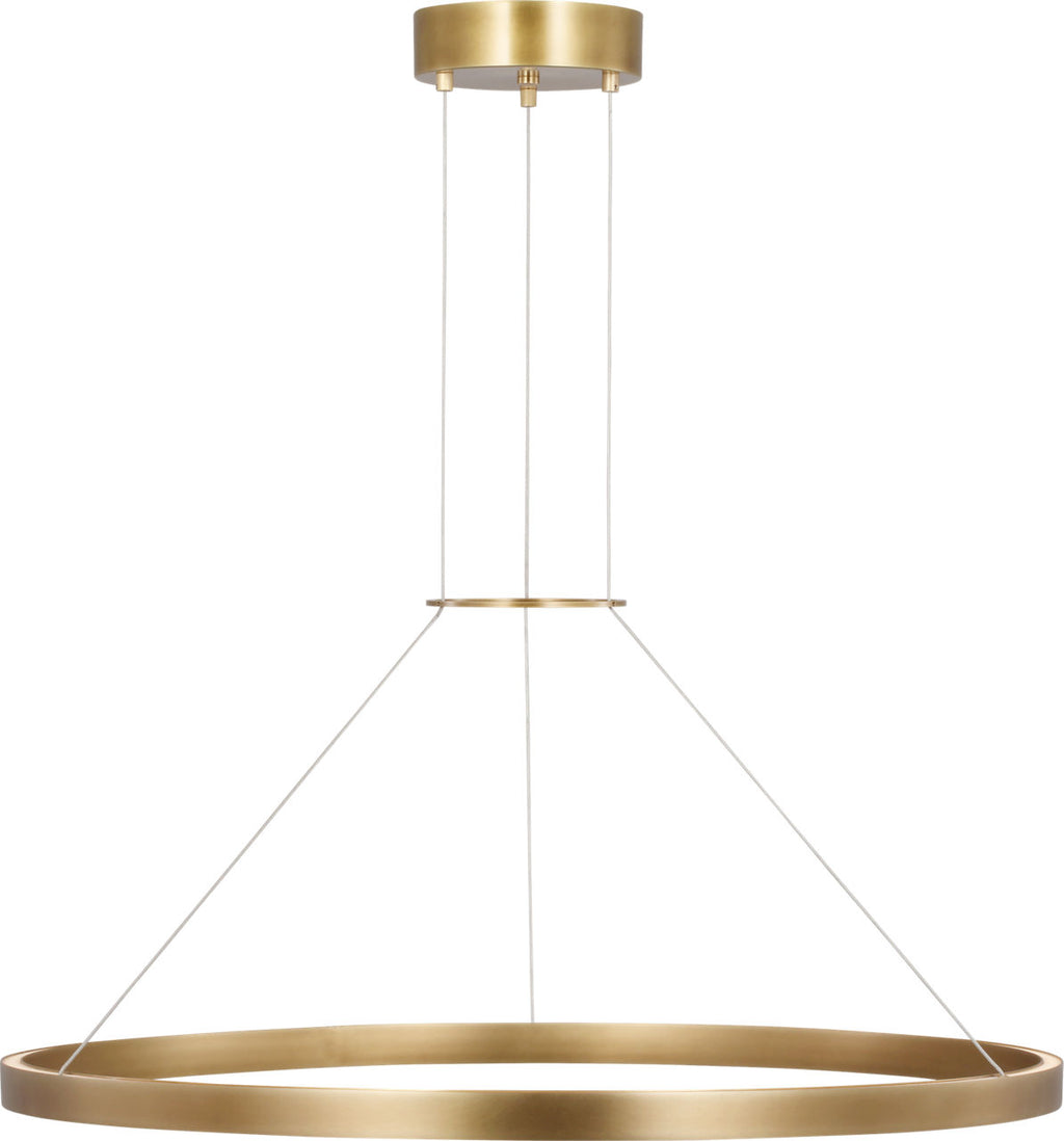 Fiama 30 Suspension 30" Diameter plated brass LED 3000K 90 CRI90 cri 3000k 120v-277v unv