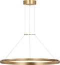 Fiama 30 Suspension 30" Diameter plated brass LED 3000K 90 CRI90 cri 3000k 120v-277v unv