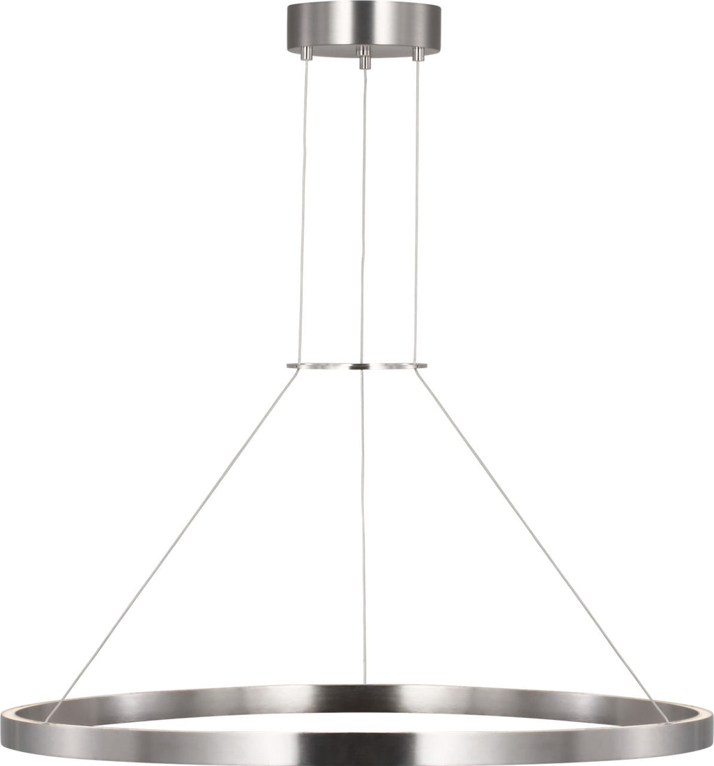 Fiama 30 Suspension 30" Diameter Satin Nickel 3500K 90 CRI LED 3500k 120-277V unv
