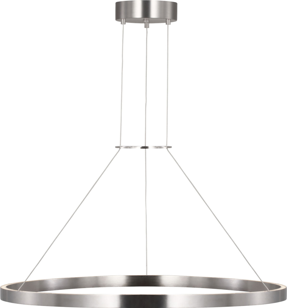 Fiama 30 Suspension 30" Diameter Satin Nickel 3500K 90 CRI LED 3500k 120-277V unv