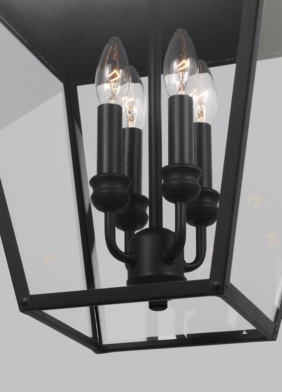 Galena Small Pendant Textured Black