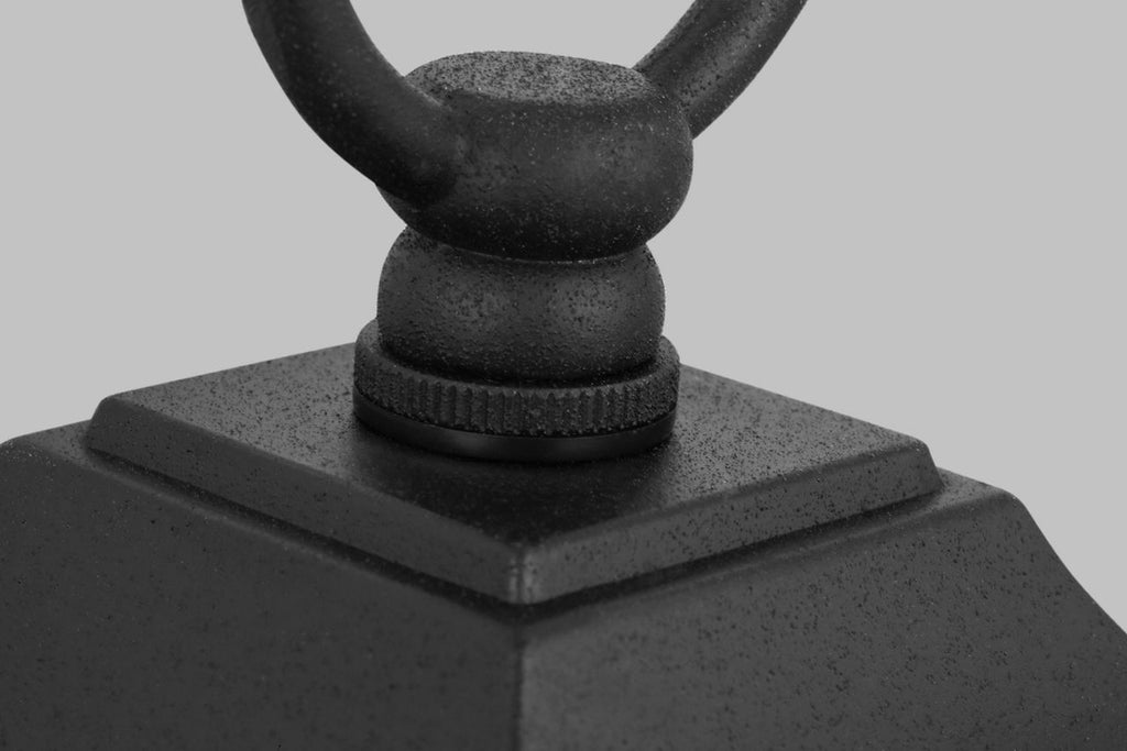Galena Pocket Wall Lantern Textured Black