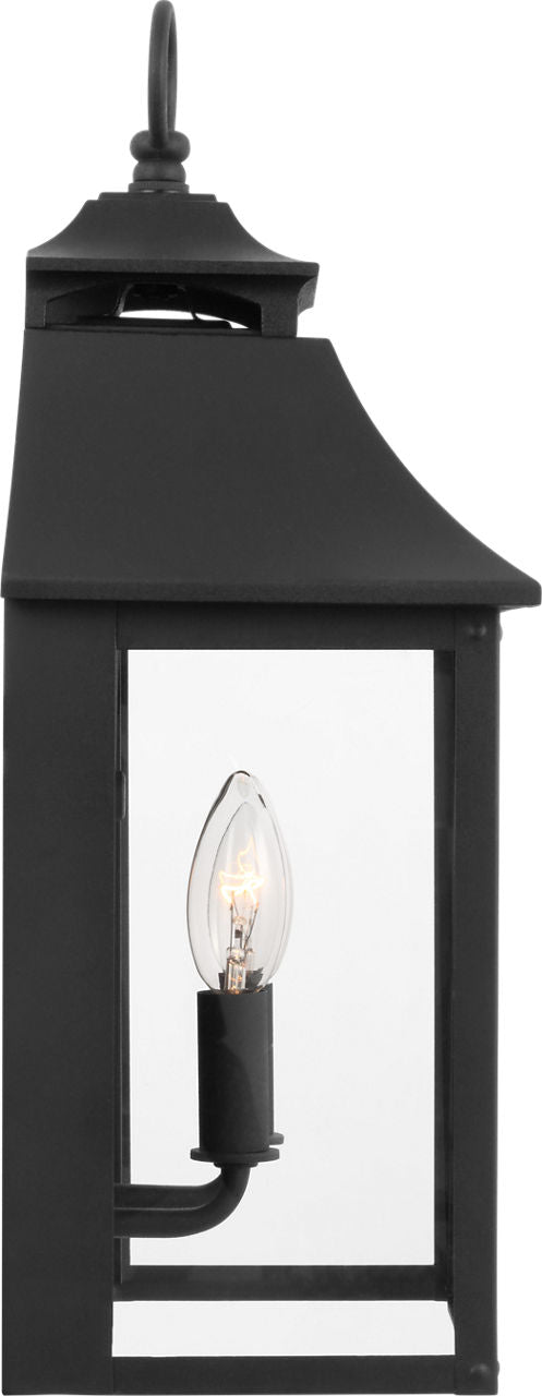 Galena Pocket Wall Lantern Textured Black
