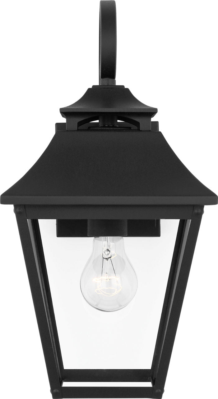Galena Small Lantern Textured Black
