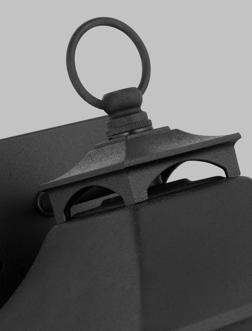 Galena Extra Small Lantern Textured Black