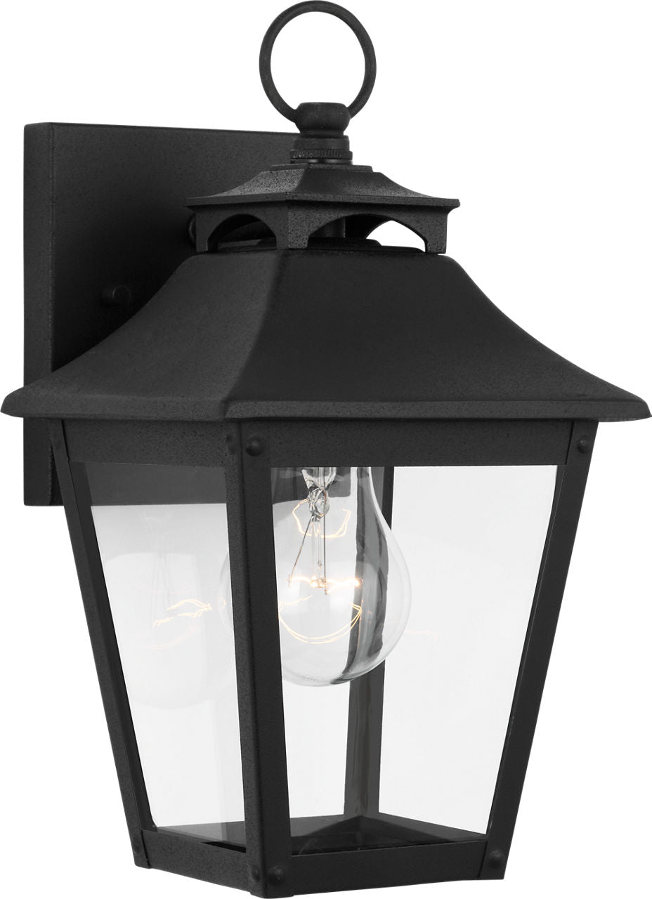 Galena Extra Small Lantern Textured Black