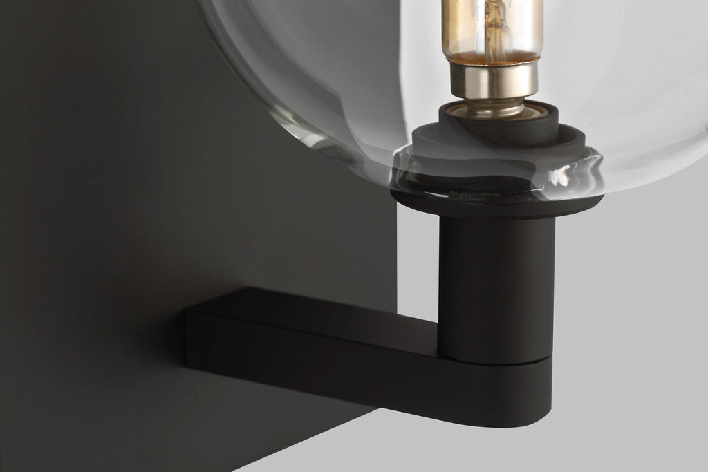 Gambit Single Wall Single Clear Nightshade Black Bulb Not Included