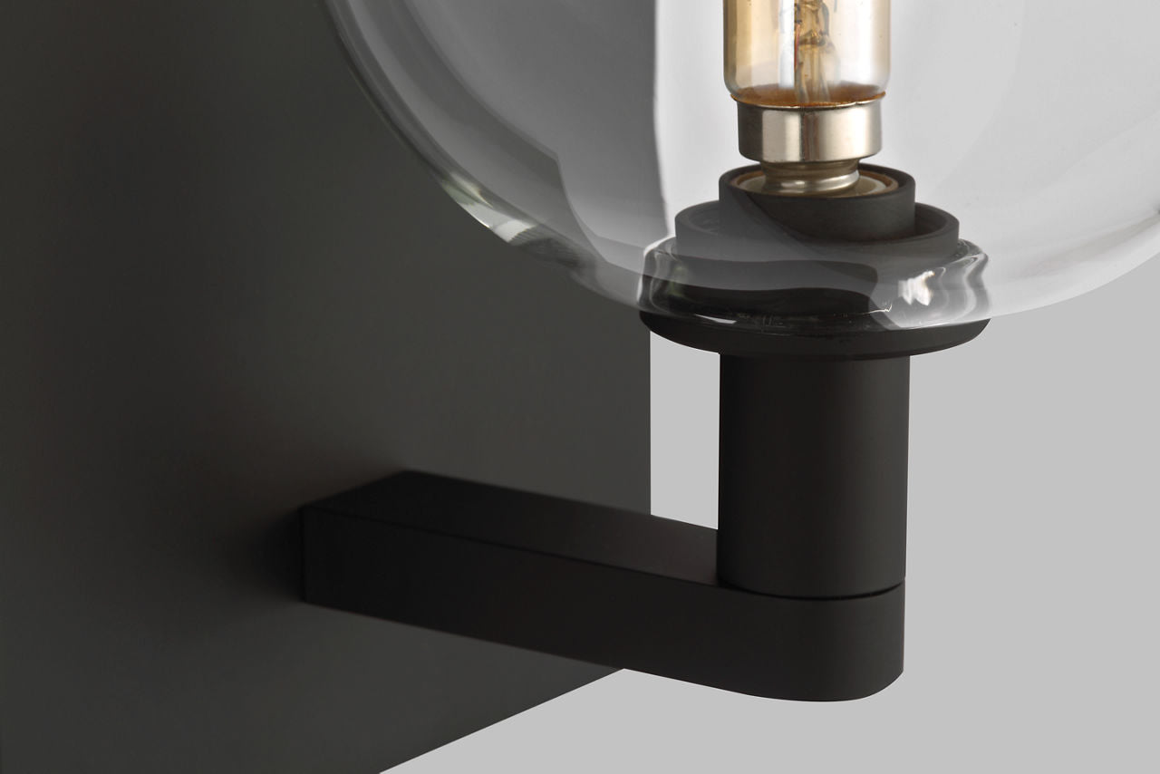 Gambit Single Wall Single Clear Nightshade Black Bulb Not Included