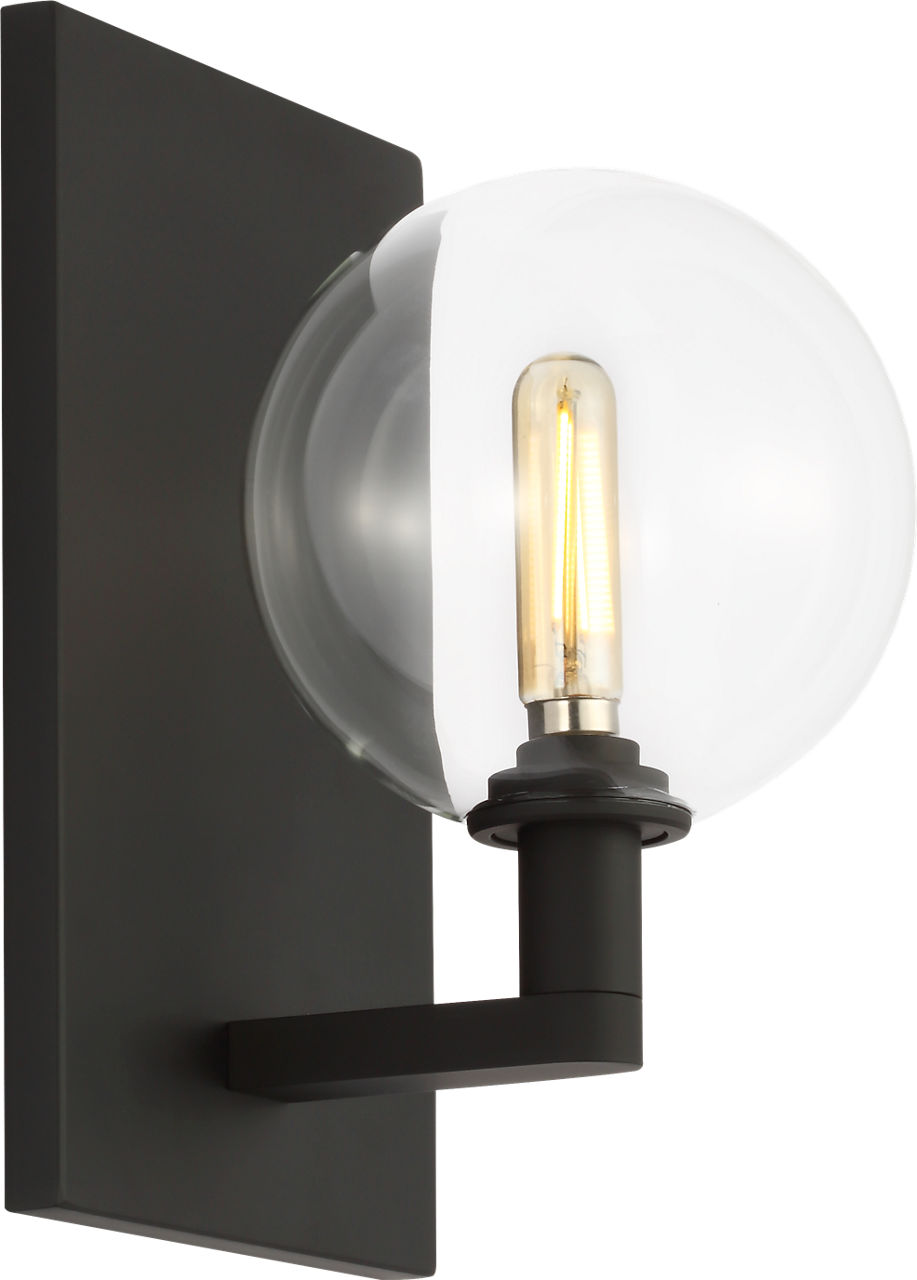 Gambit Single Wall Single Clear Nightshade Black Bulb Not Included