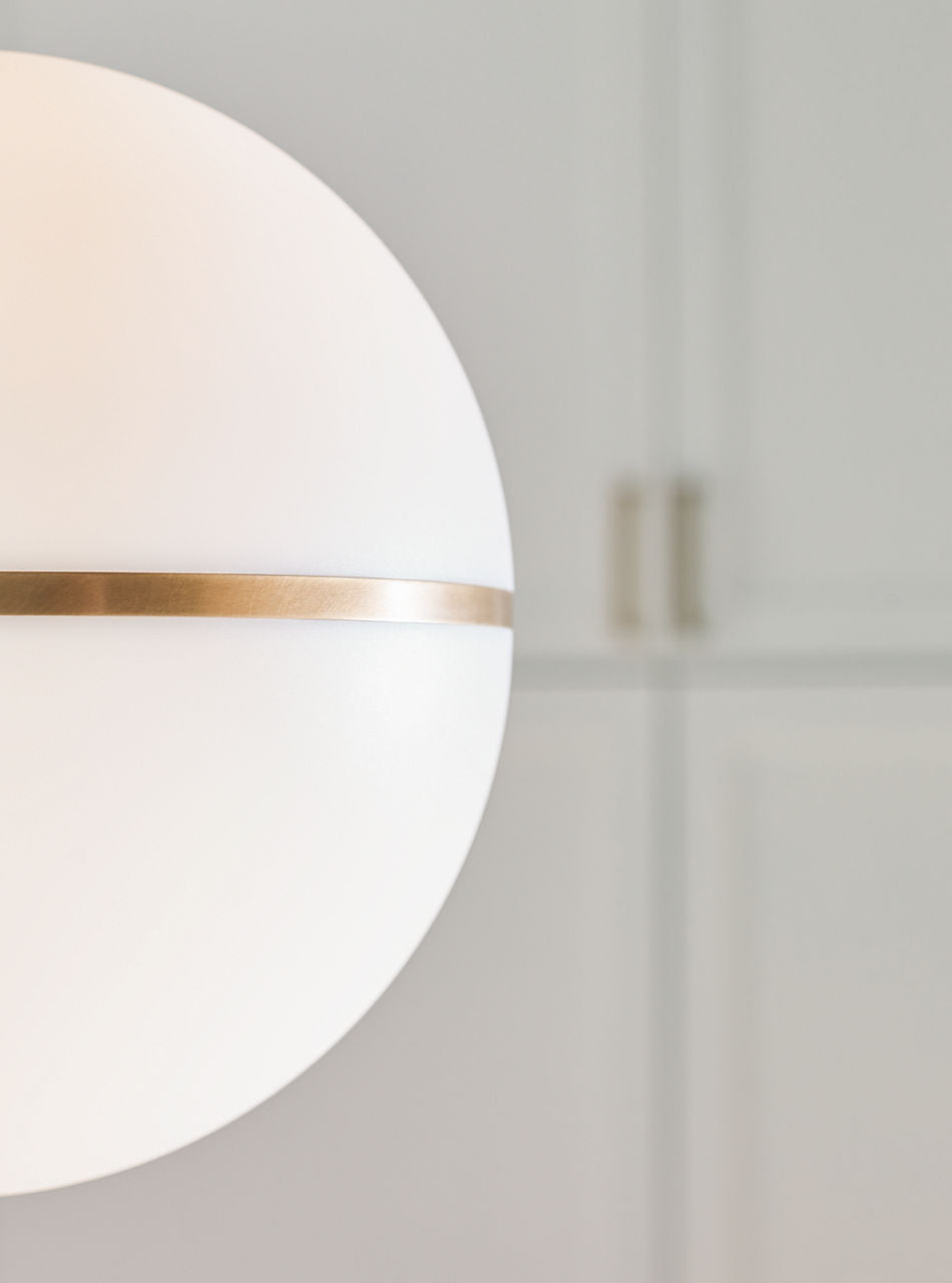 Hanea Grande Pendant Natural Brass 3000K 90 CRI integrated led 90 cri 3000k 120v
