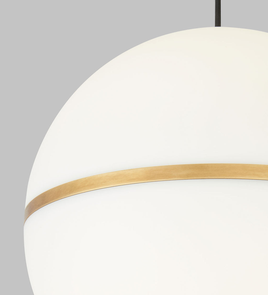 Hanea Grande Pendant Natural Brass 3000K 90 CRI integrated led 90 cri 3000k 120v