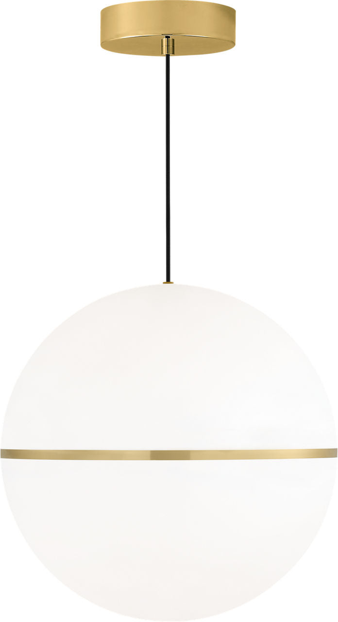 Hanea X-Large Pendant Natural Brass 3000K 90 CRI integrated led 90 cri 3000k 120v