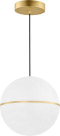 Hanea X-Large Pendant Natural Brass 3000K 90 CRI integrated led 90 cri 3000k 120v