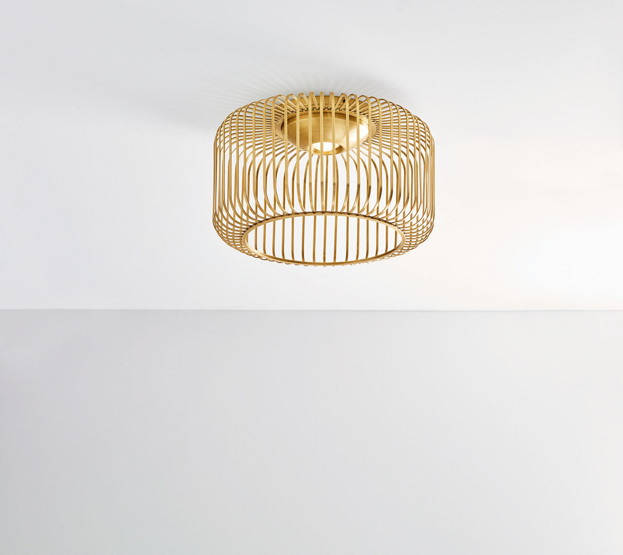 Kai 15 Flush Mount Plated Brass LED 90 CRI 3000K 120V