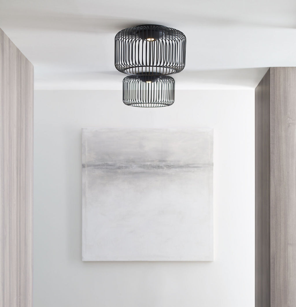 Kai 15 Flush Mount Plated Brass LED 90 CRI 3000K 120V