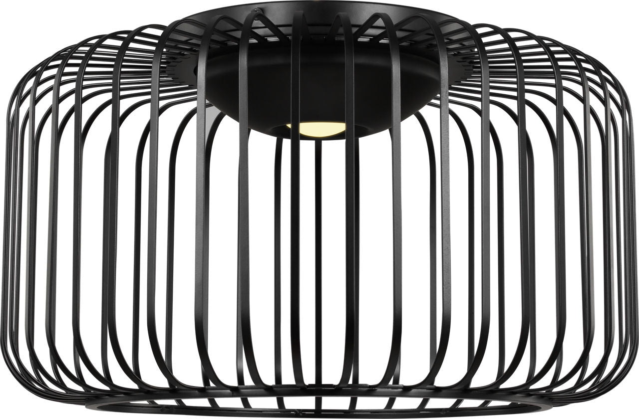 Kai 15 Flush Mount Nightshade Black 3000K 90 CRI integrated led 90 cri 3000k 120v