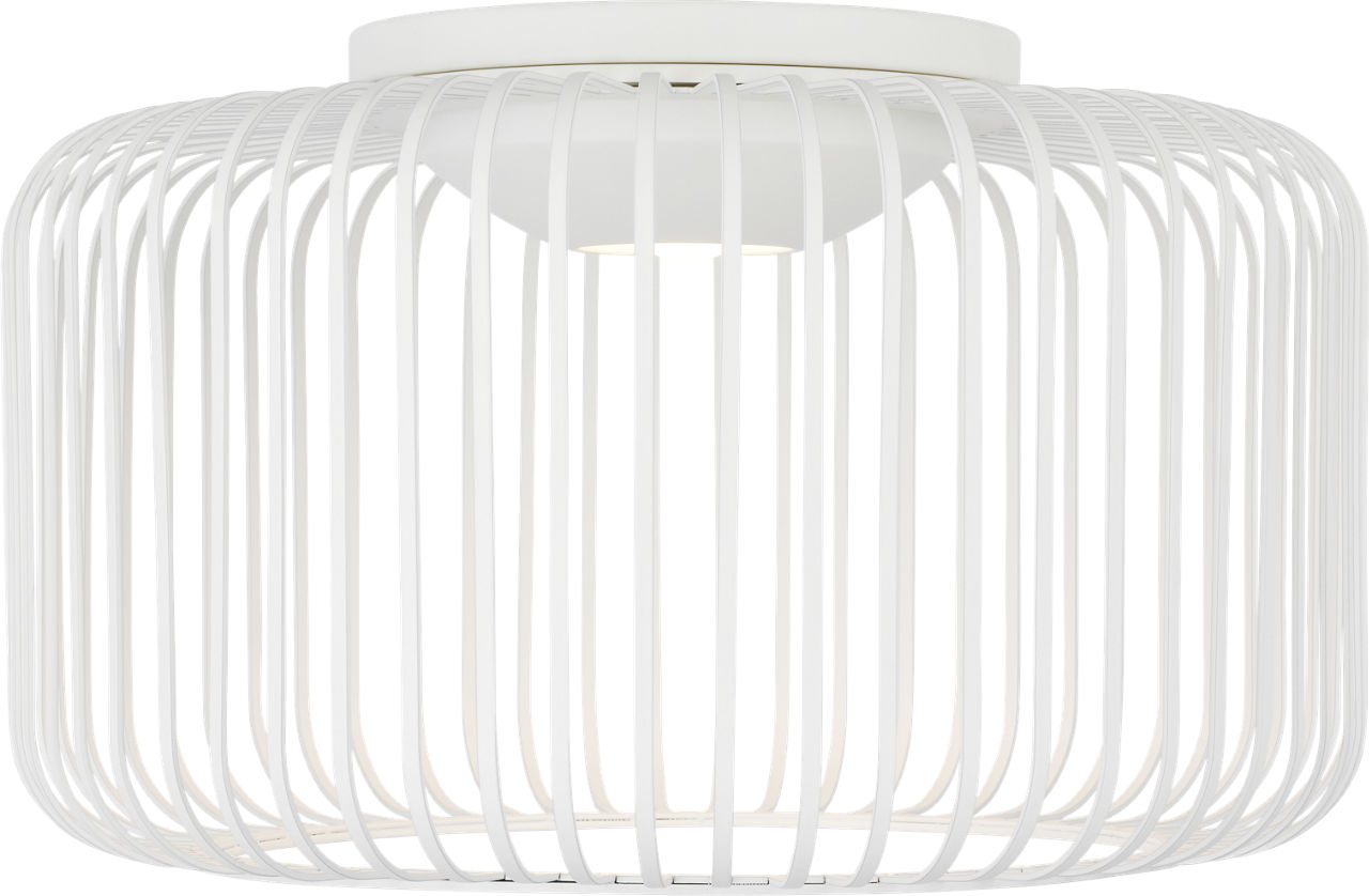 Kai 15 Flush Mount Matte White LED 90 CRI 3000K 120V