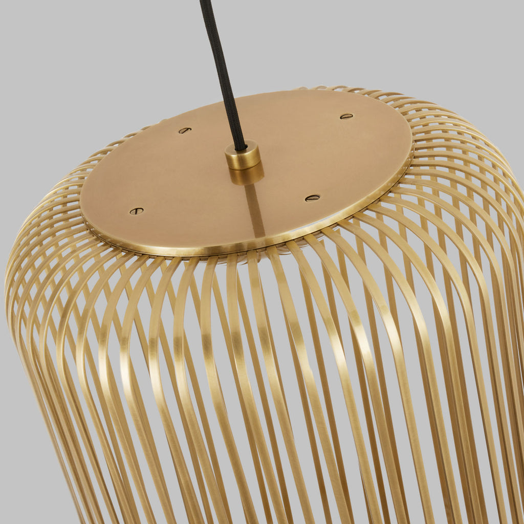 Kai 1 Pendant plated brass 3000K 90 CRI integrated led 90 cri 3000k 120v