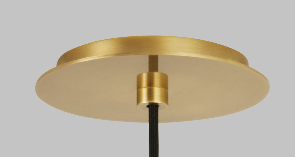 Kai 1 Pendant plated brass 3000K 90 CRI integrated led 90 cri 3000k 120v