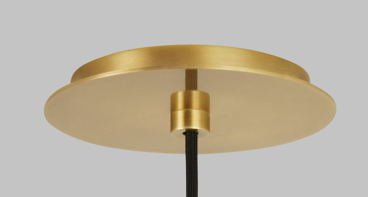 Kai 1 Pendant plated brass 3000K 90 CRI integrated led 90 cri 3000k 120v