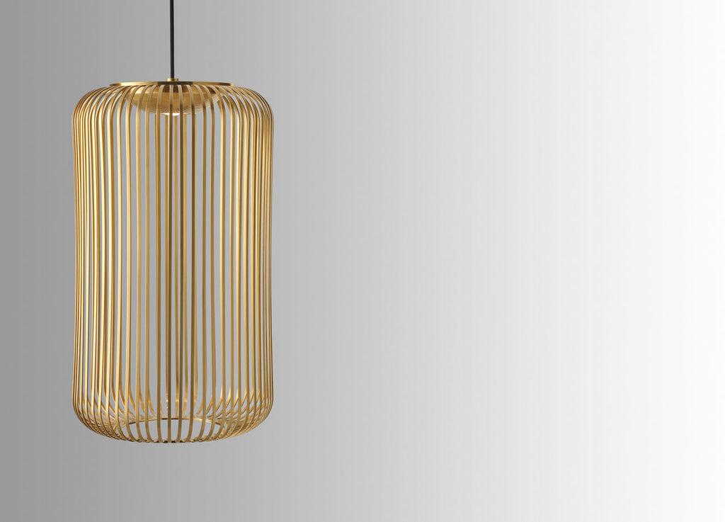 Kai 1 Pendant plated brass 3000K 90 CRI integrated led 90 cri 3000k 120v