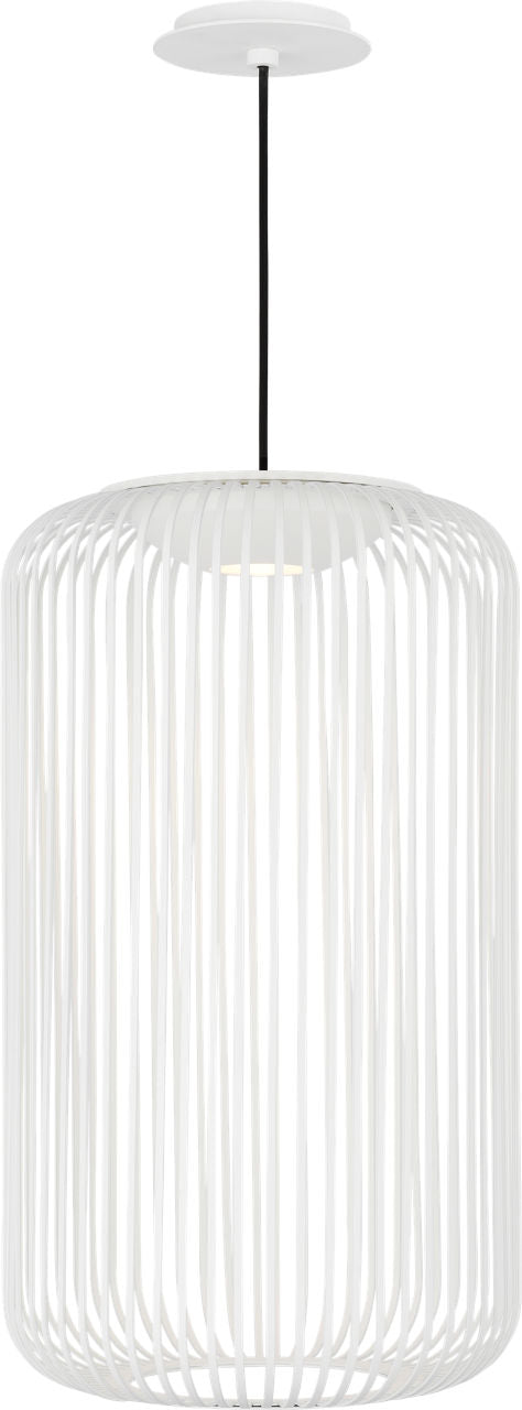 Kai 1 Pendant matte White 3000K 90 CRI integrated led 90 cri 3000k 120v