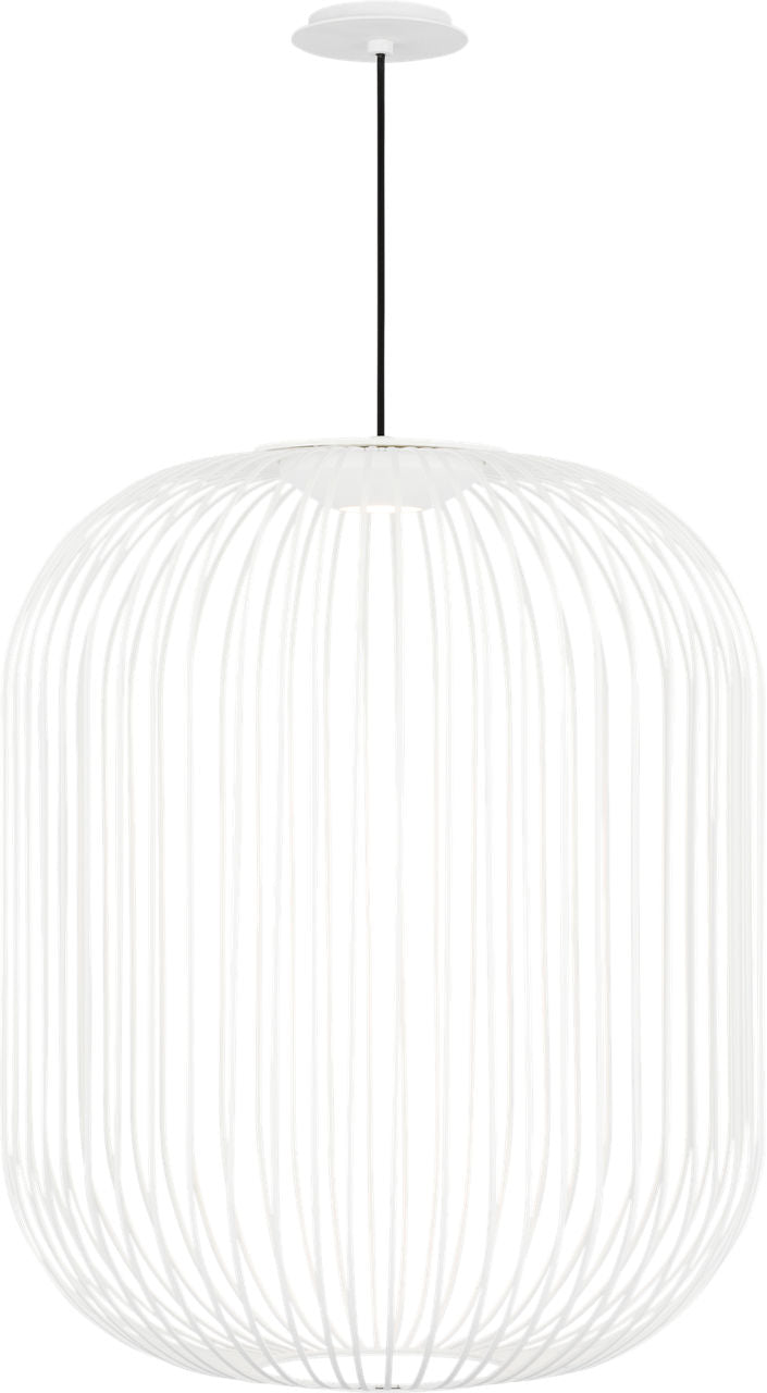 Kai 2 Pendant Matte White LED 90 CRI 3000K 120V