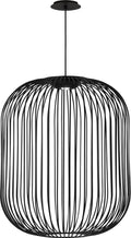Kai 2 Pendant Nightshade Black LED 90 CRI 3000K 120V