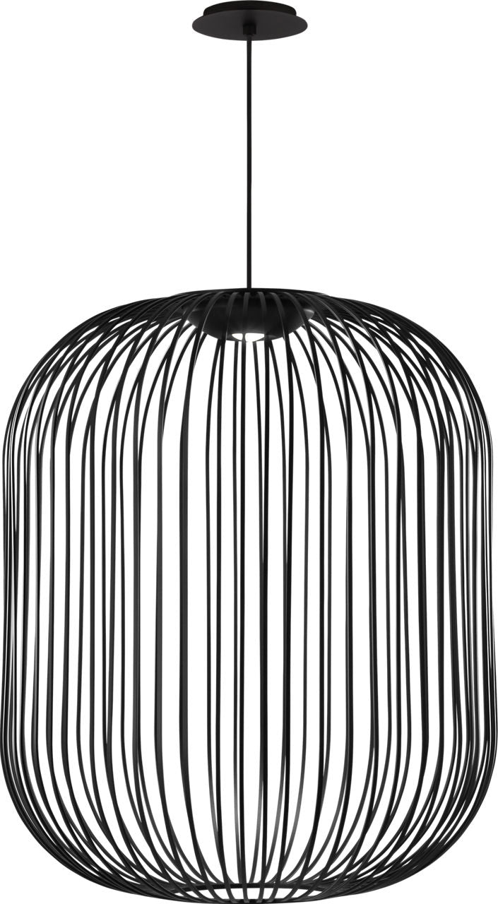 Kai 2 Pendant Nightshade Black LED 90 CRI 3000K 120V