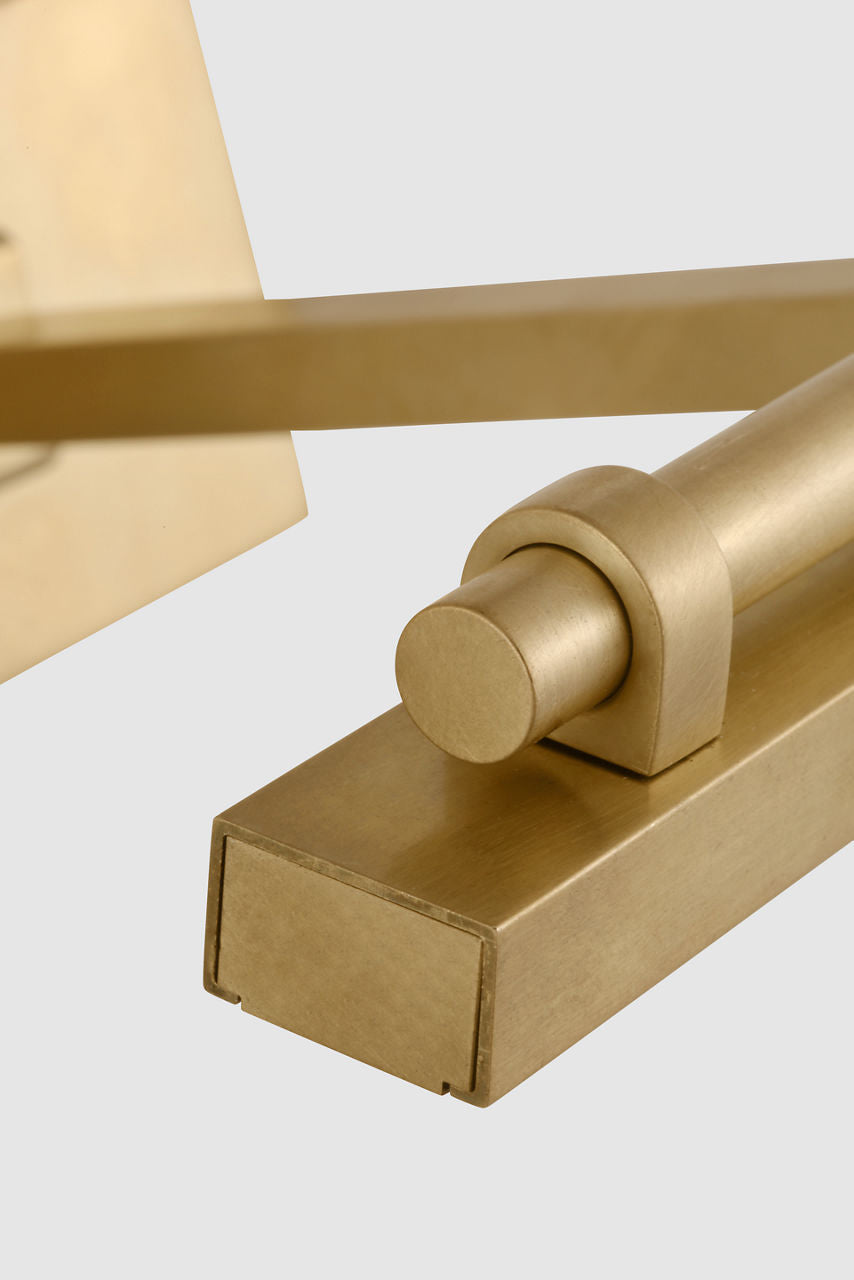 Kal 12 Picture Light Natural Brass 3000K 90 CRI