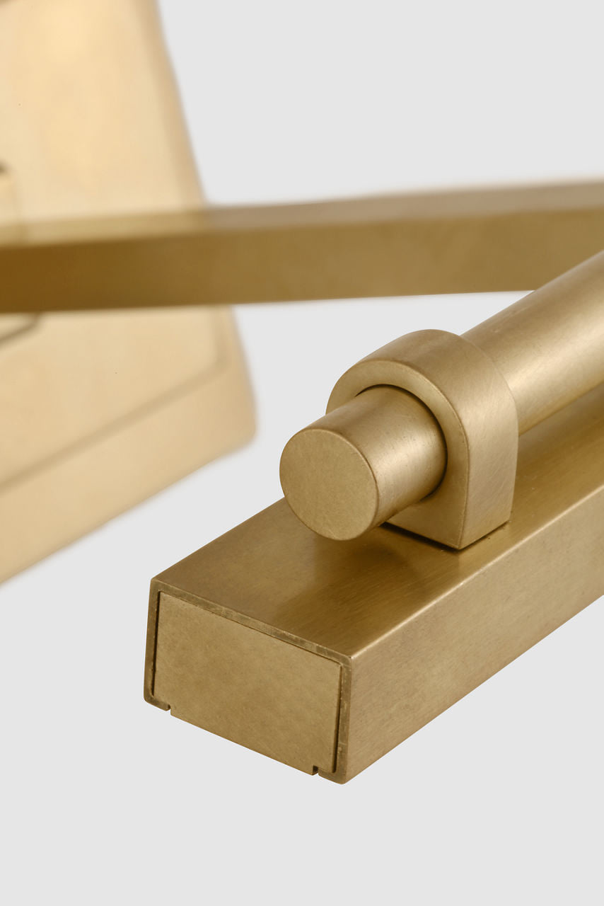 Kal 12 Picture Light Natural Brass 3000K 90 CRI