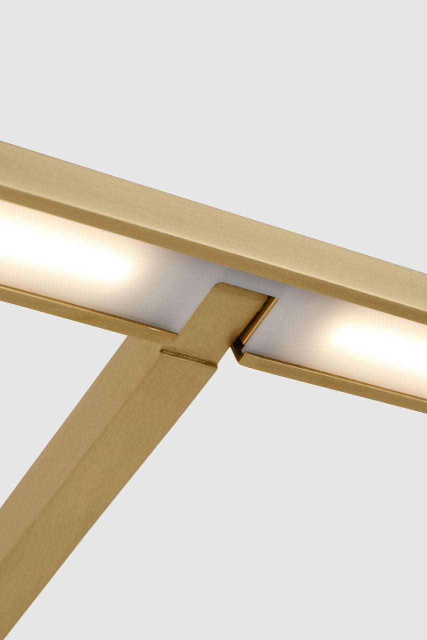 Kal 18 Picture Light Natural Brass 3000K 90 CRI