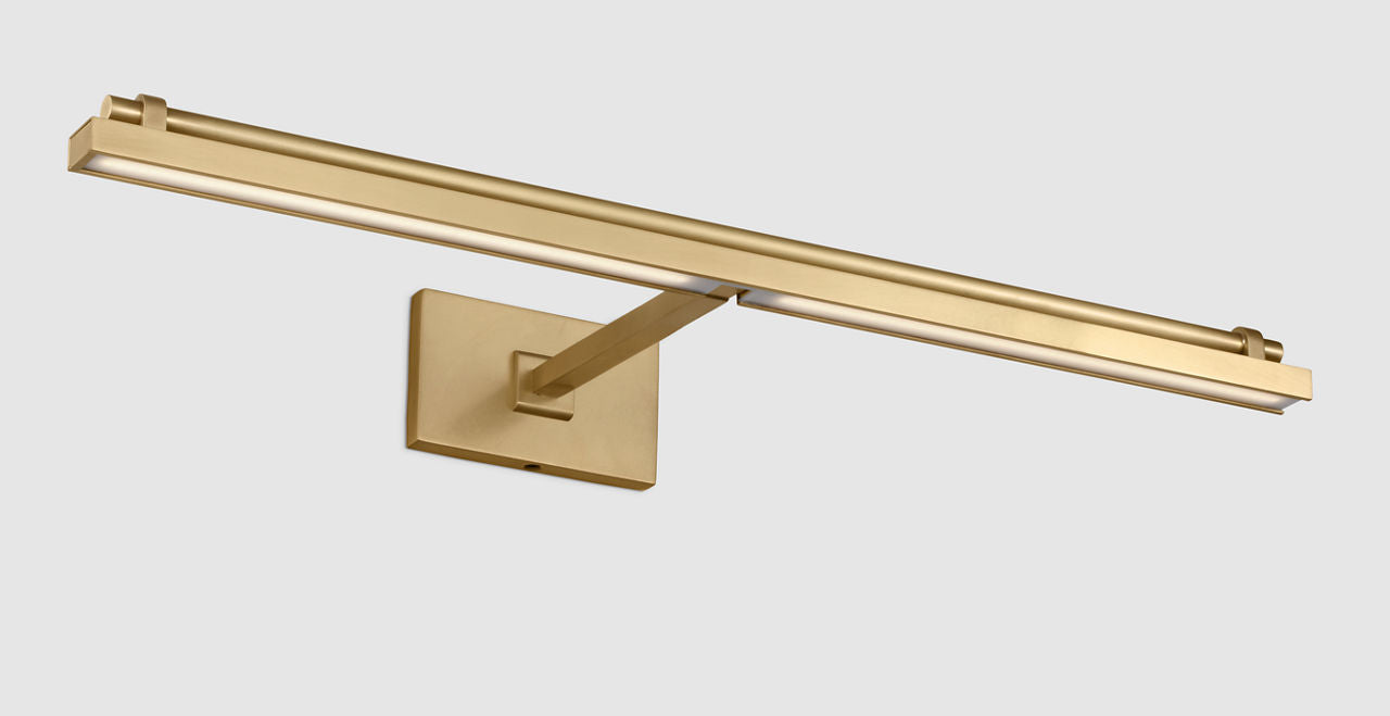 Kal 24 Picture Light Natural Brass 3000K 90 CRI