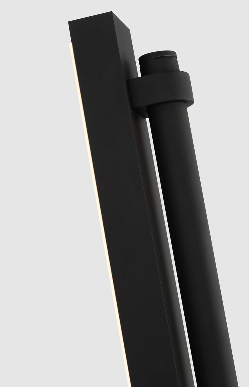 Kal Small Sconce Nightshade Black Integrated LED 90 CRI 3000K 277V