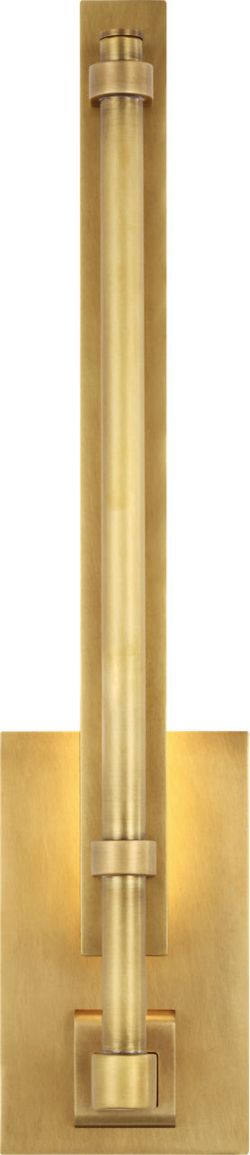 Kal Small Sconce Natural Brass 3000K 90 CRI integrated led 90 cri 3000k 277v
