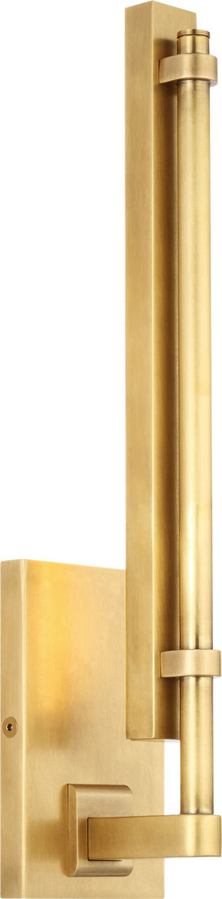 Kal Small Sconce Natural Brass 3000K 90 CRI integrated led 90 cri 3000k 277v