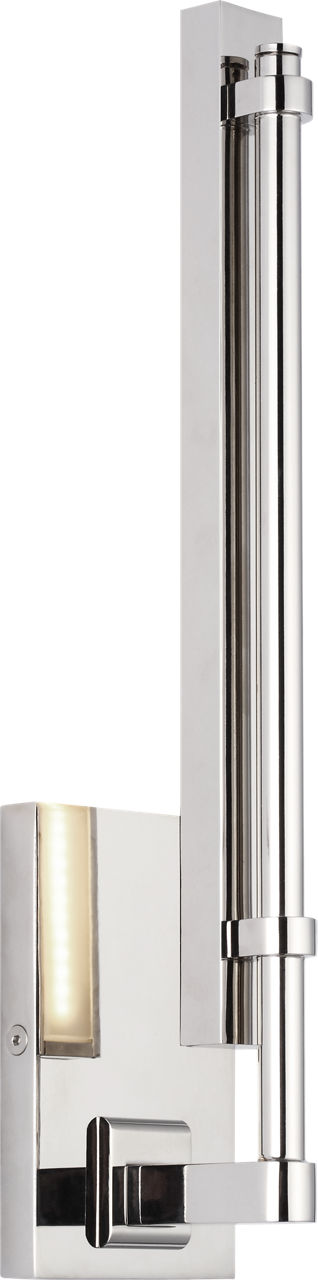 Kal Small Sconce polished nickel 3000K 90 CRI integrated led 90 cri 3000k 277v