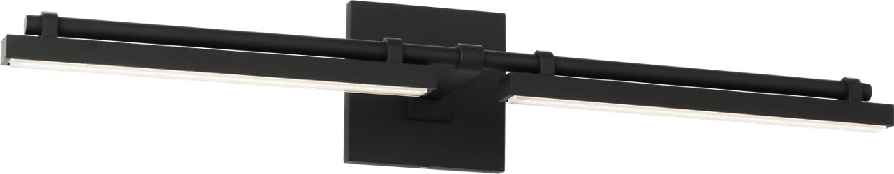 Kal Medium Vanity Nightshade Black Integrated LED 90 CRI 3000K 120-277V