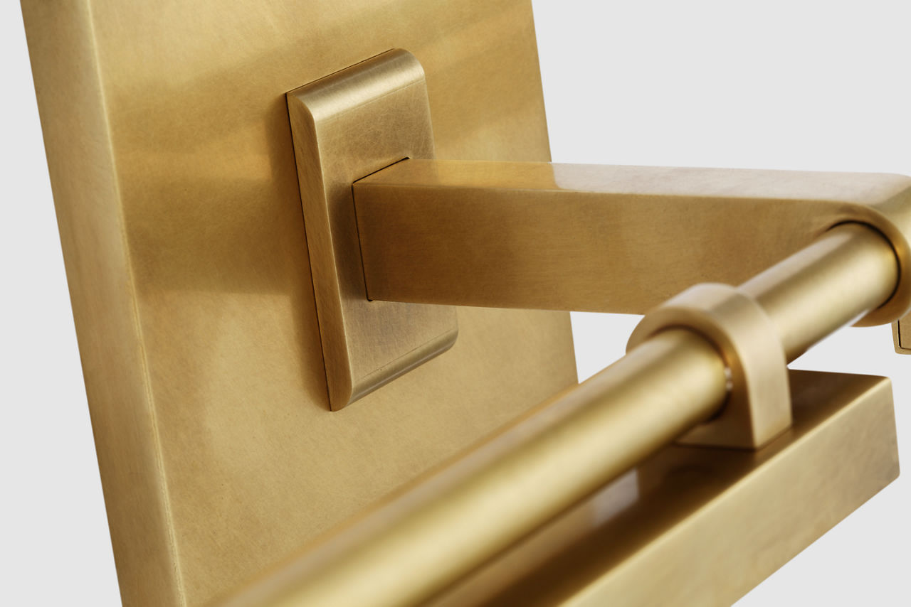 Kal Medium Vanity Natural Brass Integrated LED 90 CRI 3000K 120-277V