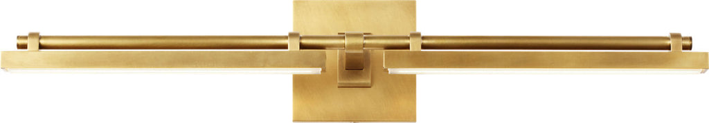 Kal Medium Vanity Natural Brass Integrated LED 90 CRI 3000K 120-277V