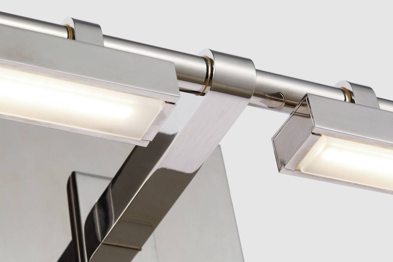 Kal Medium Vanity Polished Nickel Integrated LED 90 CRI 3000K 120-277V