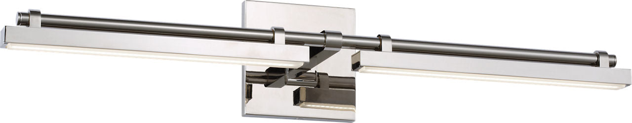 Kal Medium Vanity Polished Nickel Integrated LED 90 CRI 3000K 120-277V